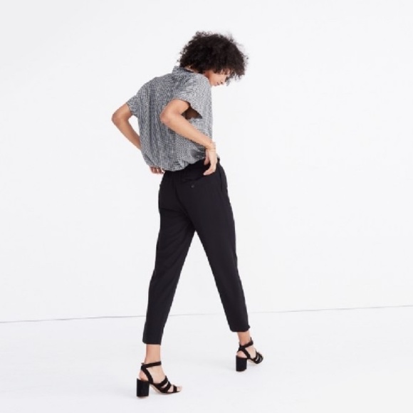 Madewell Track Trousers - True Black - Picture 2 of 8